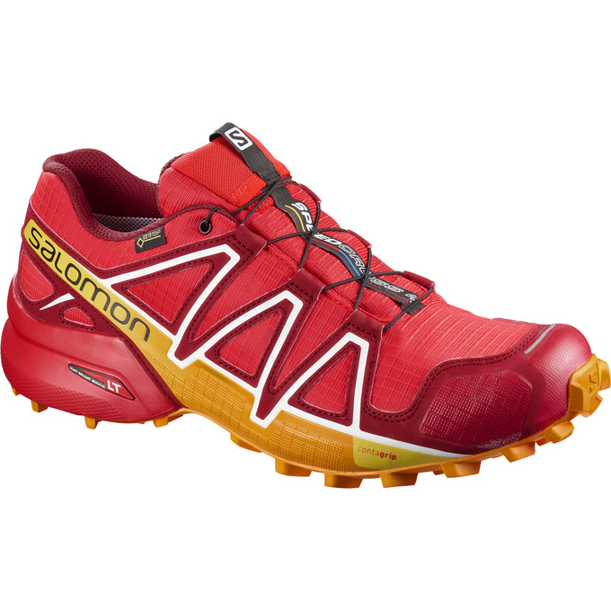 Salomon SPEEDCROSS 4 GTX® Zapatillas Trail Running Hombre - Rojas - Colombia (82176-VJNW)